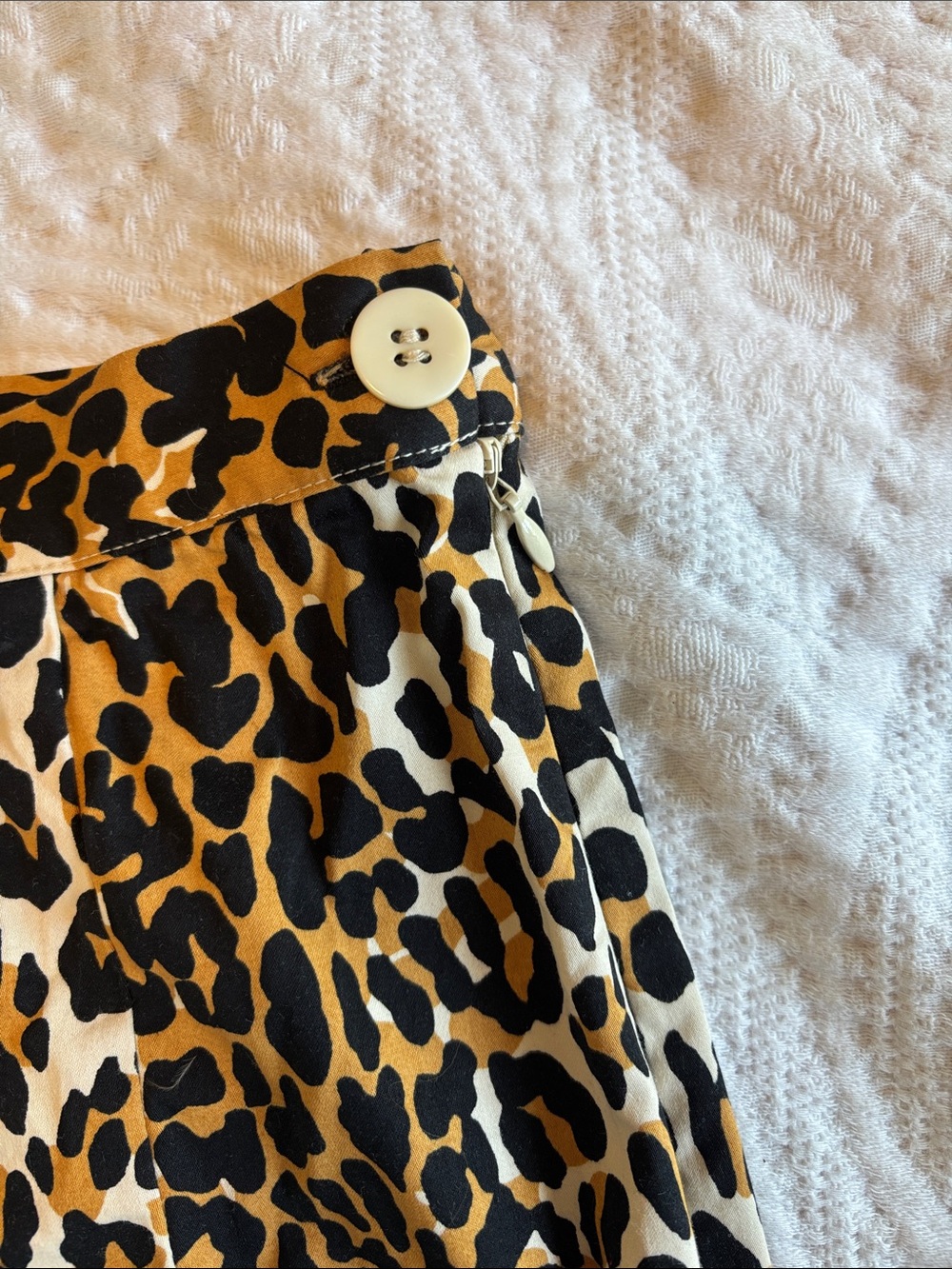 Trashy Diva Leopard Print Cotton Blend Pencil Skirt Size 8 - Picture 3 of 8
